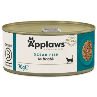 Konzerva Applaws Cat mořské ryby 70g