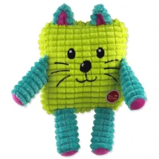 Hračka Dog Fantasy Cuties Čtvercové zvířátko, žluté 12,5cm