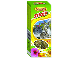 Tyčinky AVICENTRA s bylinkami pro velké hlodavce 2ks