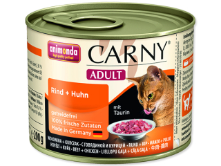 Konzerva ANIMONDA Carny Adult hovězí + kuřecí 200g