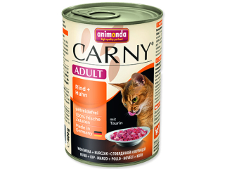 Konzerva ANIMONDA Carny Adult hovězí + kuřecí 400g