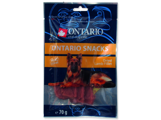Snack ONTARIO Dog Dry Lamb Fillet 70g