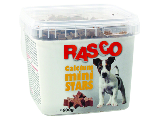 Pochoutka RASCO Dog mini hvězdičky kalciové 600g