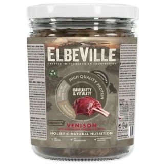 Sklenice Elbeville Dog Imunity & Vitality zvěřina s přidaným šípkem, dobromyslem a kopřivou, 440 ml