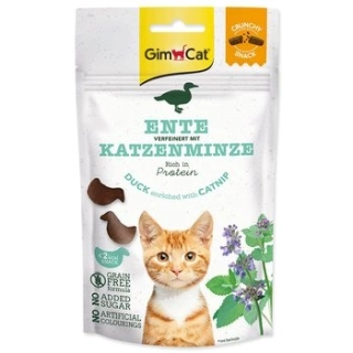 Pochoutka GimCat Crunchy Snacks kachna a šanta 50g