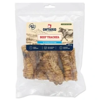 Pochoutka Ontario Pure Nature hovězí průdušnice sušené 200g